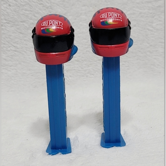NASCAR Jeff Gordon #24 Helmet PEZ Dispenser Pair DuPont Monte Carlo Vintage - Picture 5 of 6